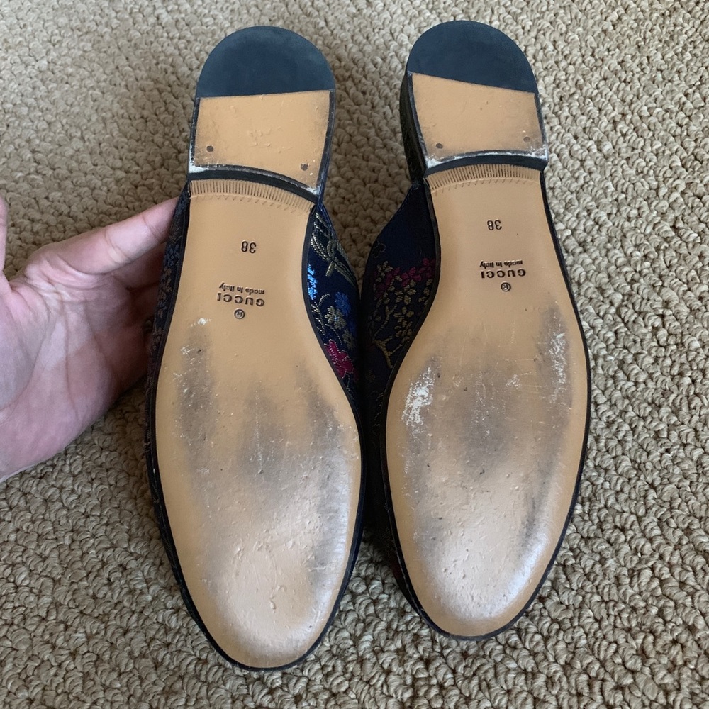 Gucci Navy Blue Disney Donald Duck Mules - RARE FIND - Picture 5 of 8